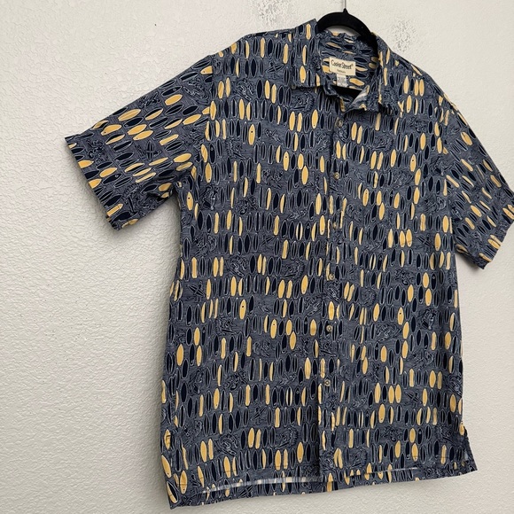 Cooke Street Honolulu Short Sleeve Surfboard Print Hawaiian Shirt Size XL - Picture 4 of 11